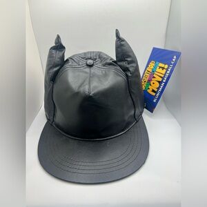Jay and Silent Bob Bluntman Black Faux Leather Baseball Cap with Pointed Ears